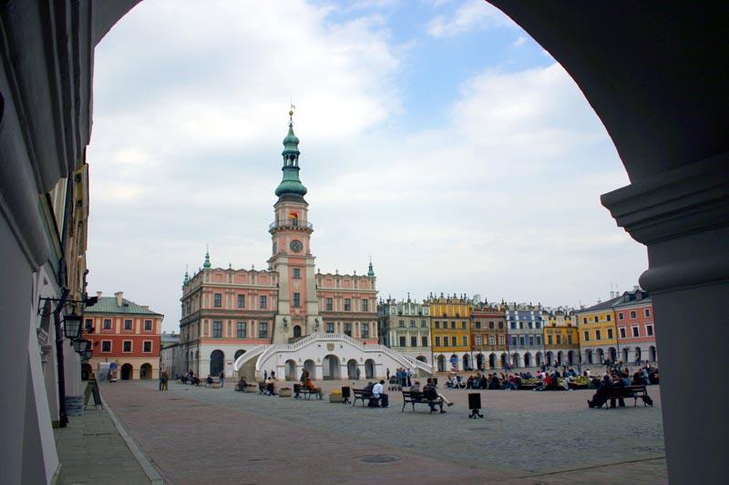 Zamosc, die Renaissance-Stadt in Polen