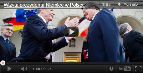 Bundespräsident Gauck trifft den polnischen Präsidenten Komorowski