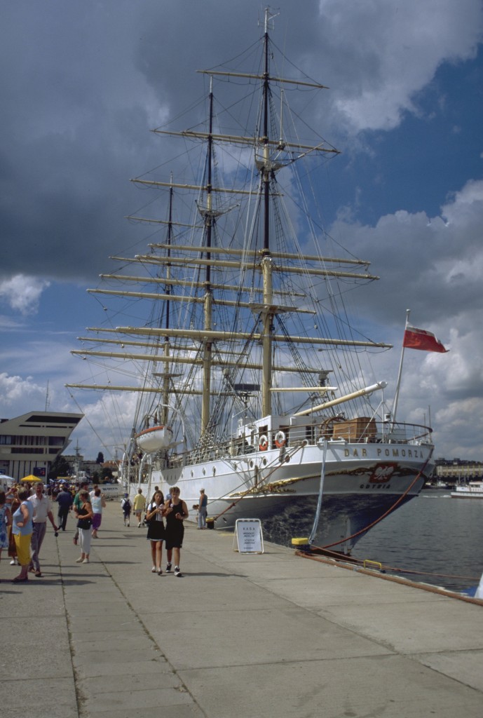 Großsegler Dar Pomorza im Museumshafen von Gdynia, Foto: B.Jäger-Dabek