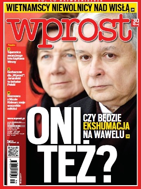 Wochenmagazin Wprost, fragt auf dem Titelbild derAusgabe 39/2012: Sie auch?