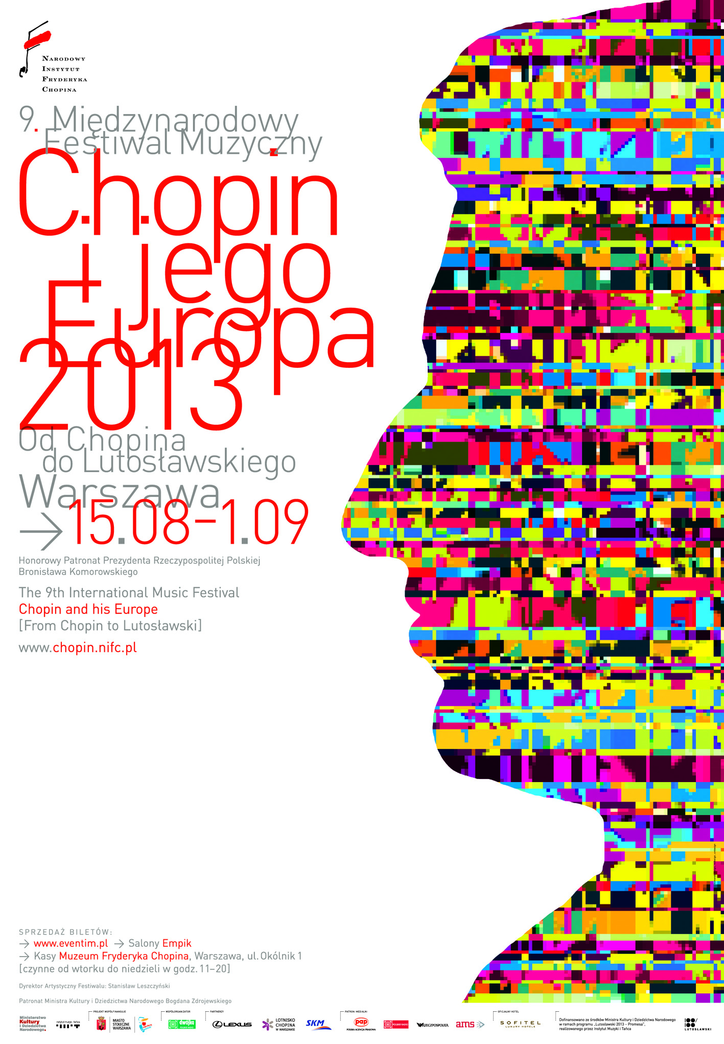 Chopin in seinem Europa 2013, Festivalplakat