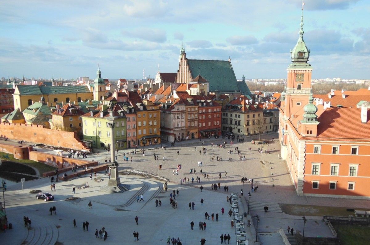 Warschau,Koenigsschloss und die Altstadt, Foto: Marzena Swirska-Molenda