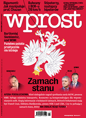 Abhöraffäre in Polen, Foto: Titelseite Wprost, www.wprost.pl