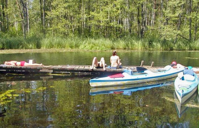 Wasserwandern auf der Wda, Foto: e-kanu.de