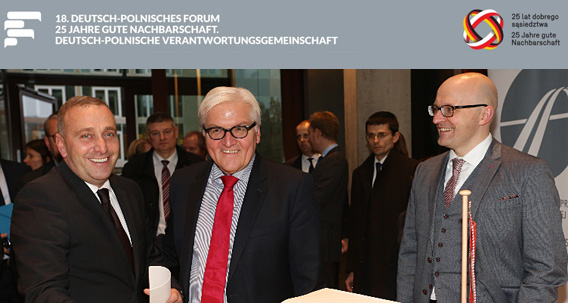 Foto: Deutsch-Polnisches Forum 2014 mit Bundesaußenminister Hans-Walter Steinmeier, © www.sdpz.org