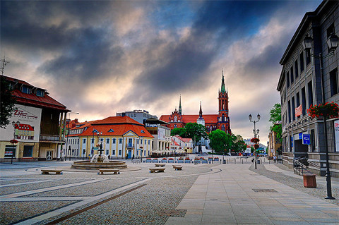 Der Marktplatz von Bialystok