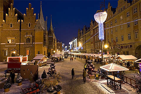 Polnische Weihnachtsmärkte, Weinachtsmarkt Breslau, Foto: (c) Krzysztof Szymoniak, Poln. Fremdenverkehrsamt