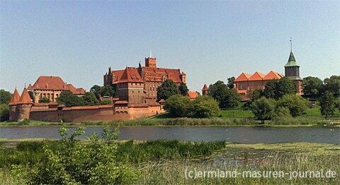 Die Marienburg (Malbork) an der Nogat, Foto: B.Jäger-Dabek