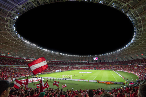 Fußball im polniscen Nationalstadion Warschau