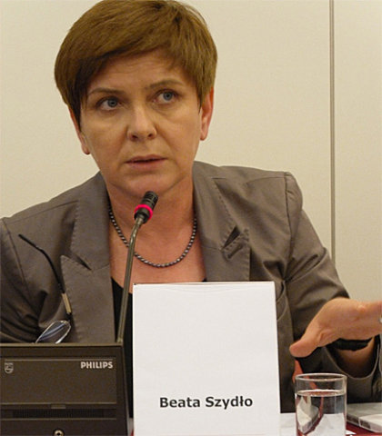 Polens Ministerpräsidentin, Premierministerin, Beata Szydlo, Foto: Piotr Drabik, CC-BY-2.0